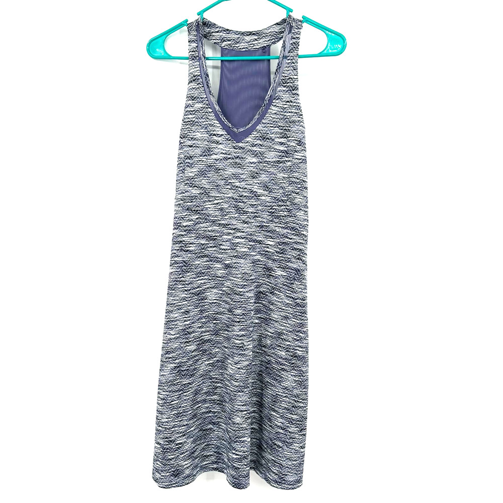 MPG size medium athletic style dress racer back‎ purple gray space dye pockets